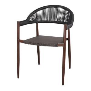 Silla de exterior truman - marrón - 78x56x55