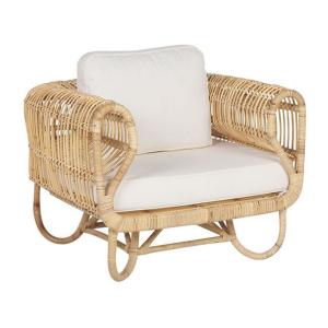 Silla de jardín algodón beige