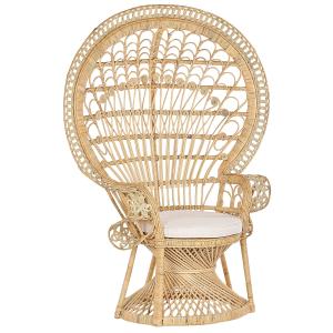 Silla de jardín ratán beige