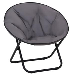 Silla de luna 80x80x75 cm gris