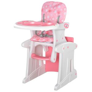 Silla elevada para bebé rosa 57 x 59 x 105 cm