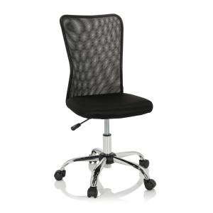 Silla giratoria para niños Tejido de malla Negro