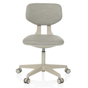 Silla giratoria para niños tela gris