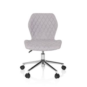 Silla giratoria para niños tela gris claro