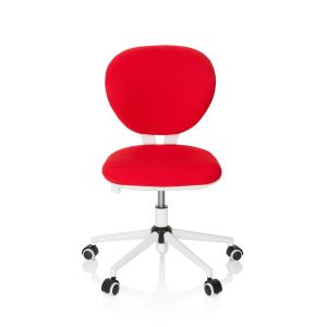 Silla giratoria para niños tela rojo