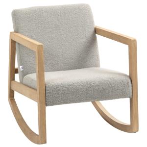 Silla mecedora 60x81x71 cm gris claro