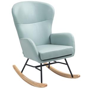 Silla mecedora 65x87x102 cm verde