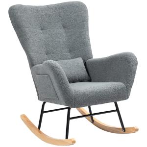 Silla Mecedora 67x82x100 cm Gris