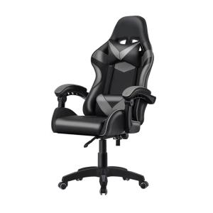 Silla oficina, gaming con altura ajustable y ruedas, negro…