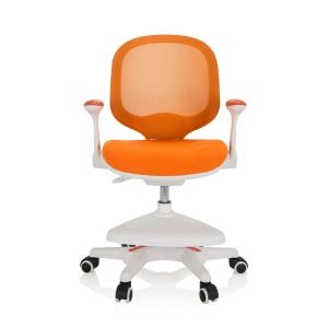 Silla para niños tela / tejido de malla naranja