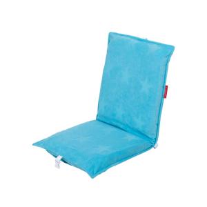 Silla playa plegable tumbona mochila algodón rizado azul