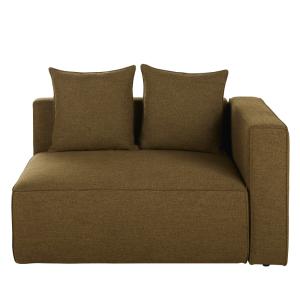 Sillón (ángulo derecho) para sofá modular verde caqui