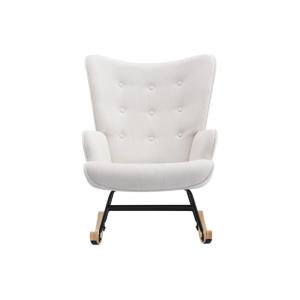 Sillón balancín poliéster beige