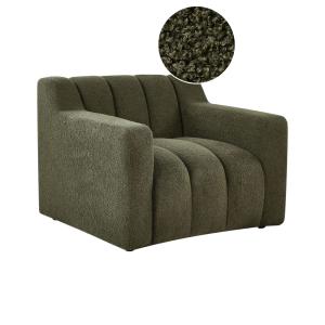 Sillón  Bouclé Verde oscuro