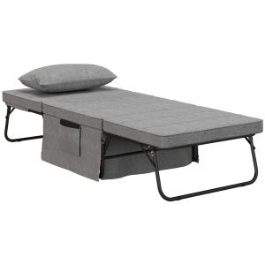 Sillón Cama 75x80x74 cm Gris