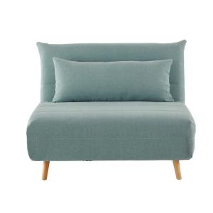 Sillón cama color verde agua