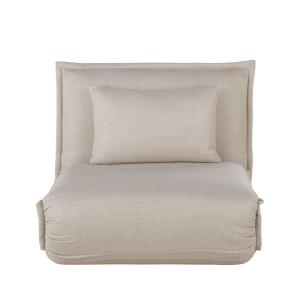 Sillón cama de 1 plaza beige