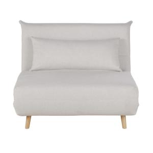 Sillón cama de 1 plaza beige