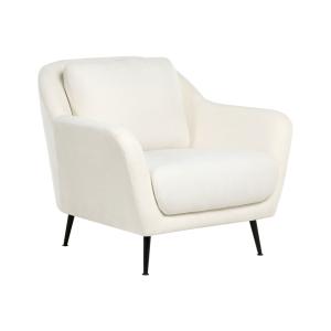 Sillón  Chenilla Blanco