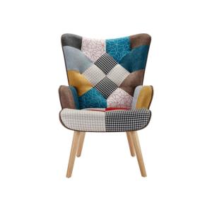 Sillón clásico poliéster multicolor