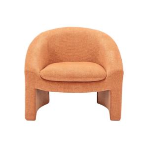 Sillón clásico poliéster terracota