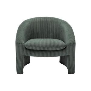 Sillón clásico terciopelo verde
