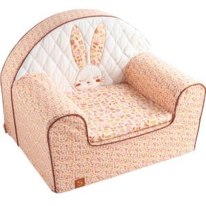 Sillón club de algodón rosa