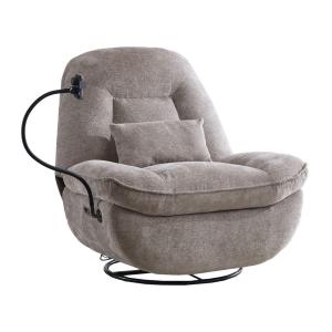 Sillón con relax eléctrico giratorio con brazo flexible en…