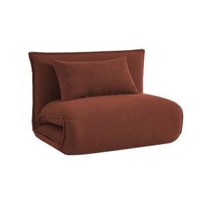 Sillón convertible de borreguito , terracota
