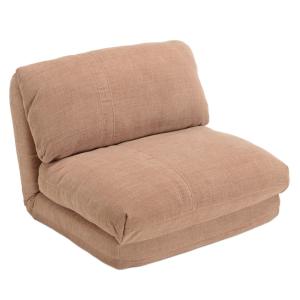 Sillón de 1 plaza multiposición en tejido color rosa viejo