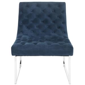 Sillon de acento en madera de eucalipto navy