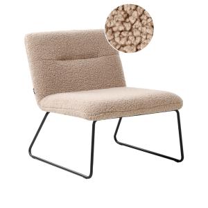 Sillón de bouclé beige