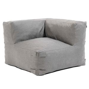 Sillón de esquina para sofá modular gris