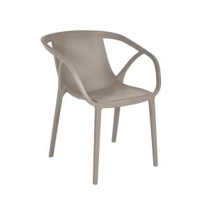 Sillón de jardín apilable de polipropileno reforzado