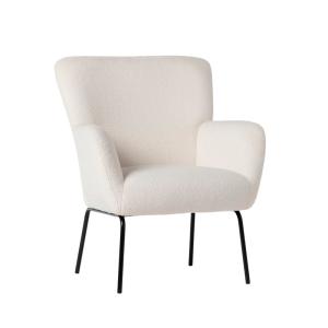 sillón de lectura de Borreguito blanco 73 x 87