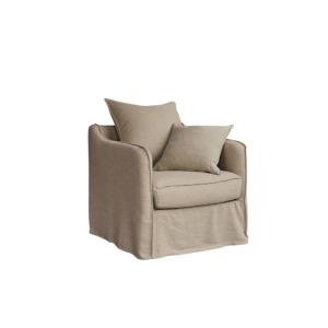Sillón de lino natural