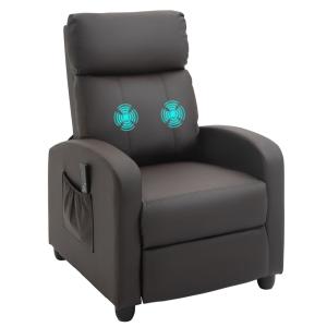 Sillón de masaje 68x88x98 cm marrón