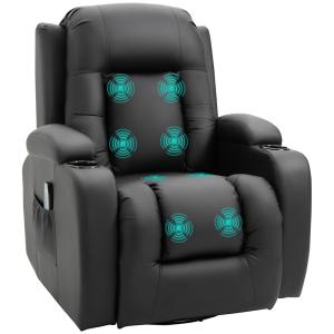 Sillón de masaje 85x94x104 cm negro