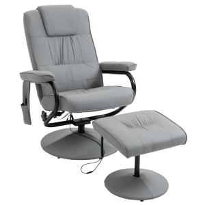 Sillón de masaje gris 77 x 84 x 102 cm