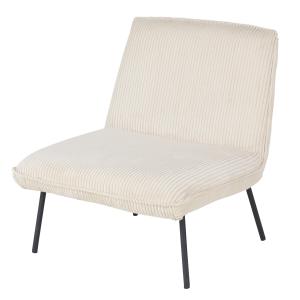 Sillón de pana beige