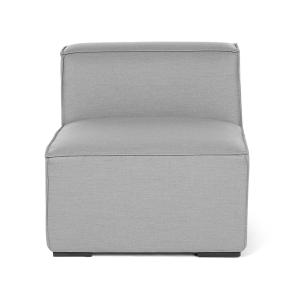 Sillón de poliéster gris