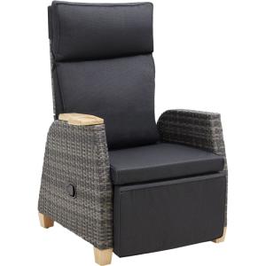 Sillón de polirratán de aluminio 68,5 x 67 - 128 x 87 - 104…