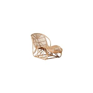 Sillón de ratán claro