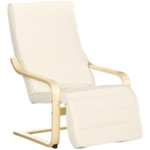 Sillón de salón 66.5x94x100 cm crema