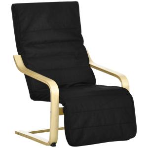 Sillón de salón 66.5x94x100 cm negro