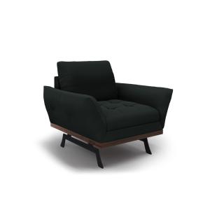 Sillón de tejido estructural negro