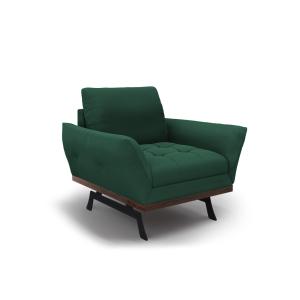 Sillón de tejido estructural verde