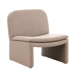 Sillón de tela - castaño