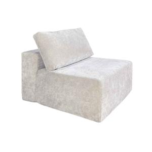 Sillón de tela para sofá modular crudo L 100 cm