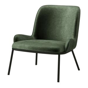 Sillón de terciopelo retro salvia